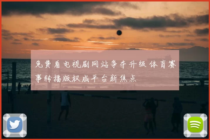 免费看电视剧网站争夺升级 体育赛事转播版权成平台新焦点